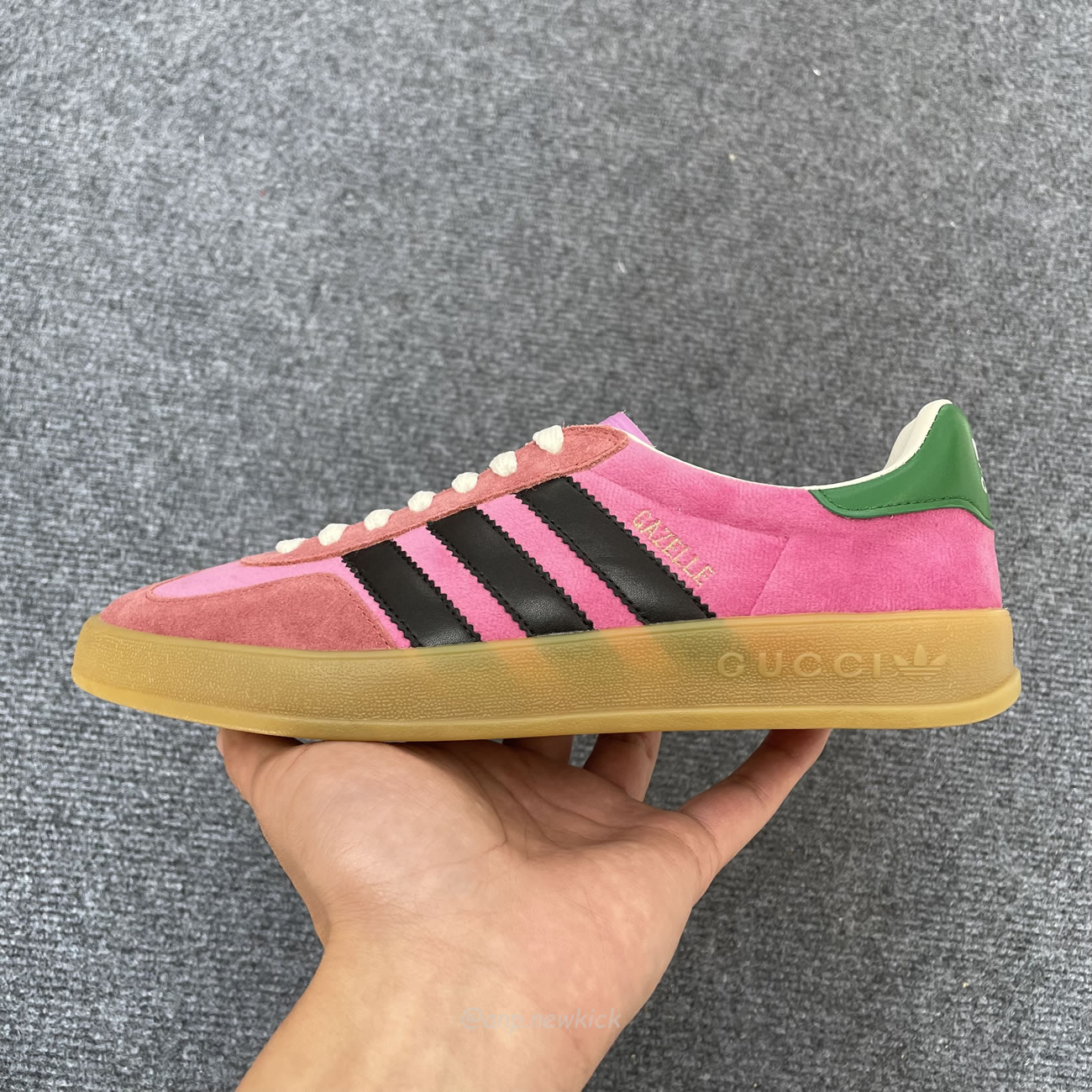 Adidas X Gucci Gazelle En Rosa De Mujer 707864 9stu0 5960 (8) - newkick.org